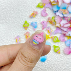 10pcs Cute Resin Mini Starfish Dolphin Shell Flat Back DIY Craft Accessories
