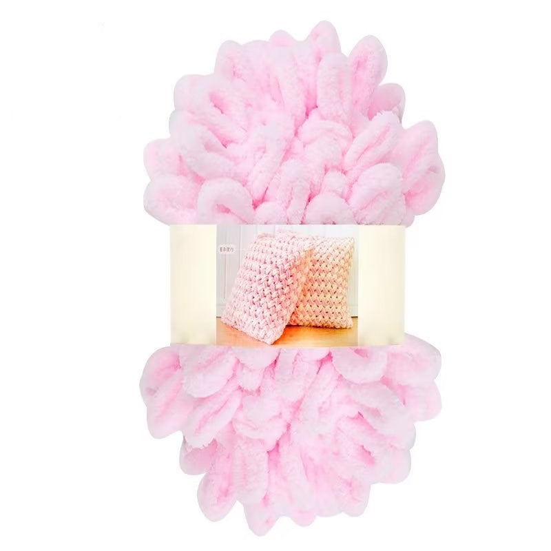 Coarse Yarn Finger Loops Yarn Donut Woven Ear Yarn for DIY Knitting