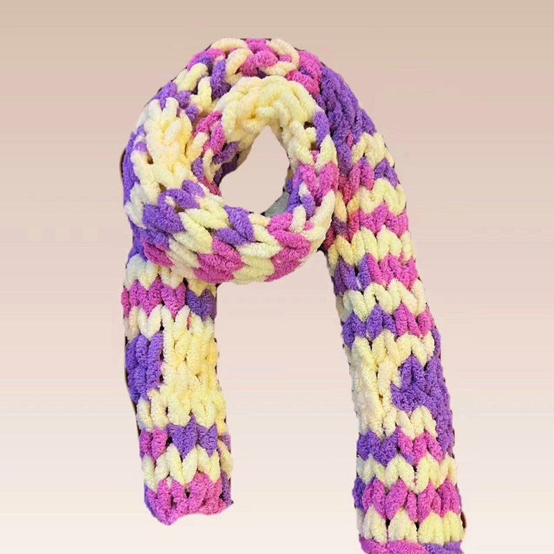Coarse Yarn Finger Loops Yarn Donut Woven Ear Yarn for DIY Knitting