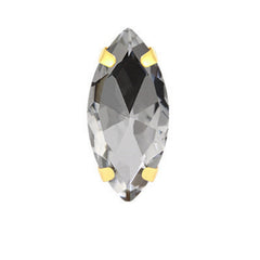 Colorful Rhinestones w/ Golden Claw for Clothes - Sew On Stones