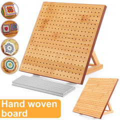 Adjustable Crochet Blocking Board Set With 20 Steel Rods