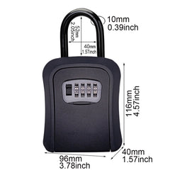 Outdoor Key Safe Lock Box Wall Mounted Password Box