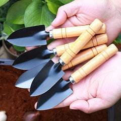Stainless Steel Gardening Shovel With Wooden Handle