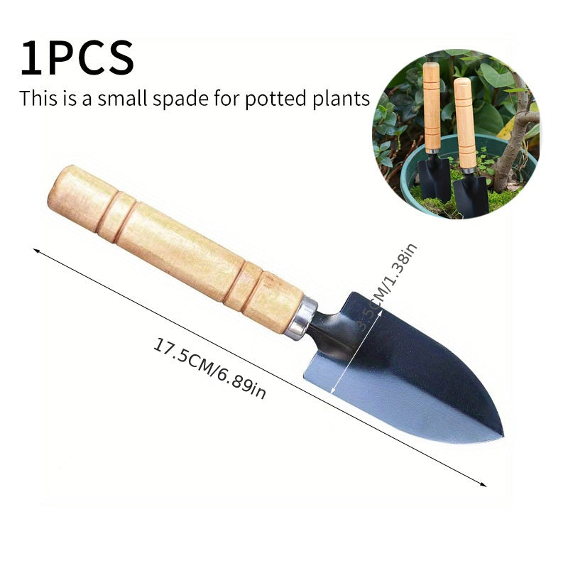 Stainless Steel Gardening Shovel With Wooden Handle