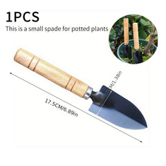Stainless Steel Gardening Shovel With Wooden Handle