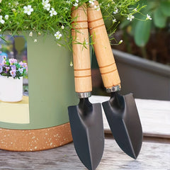 Stainless Steel Gardening Shovel With Wooden Handle