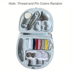 4pcs Mini Portable Sewing Kit With Storage Box Travel & Household Sewing Kit