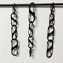 10pcs Alloy Spring Snap Hook Carabiner for Hiking Camping