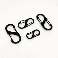 10pcs Alloy Spring Snap Hook Carabiner for Hiking Camping