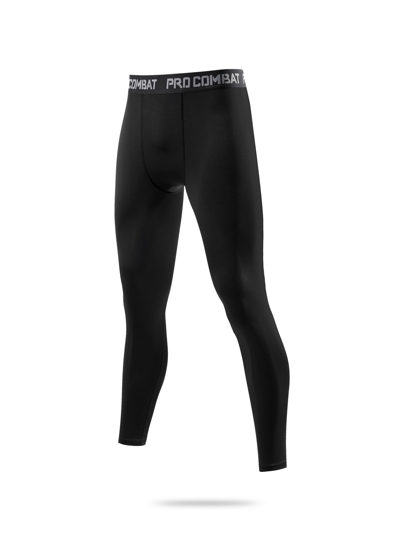 Men's Solid Bottom Leggings Active Sports Compression Pants