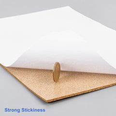 6 Self Adhesive Cork Board Sheets DIY Painting Mat Home Decor
