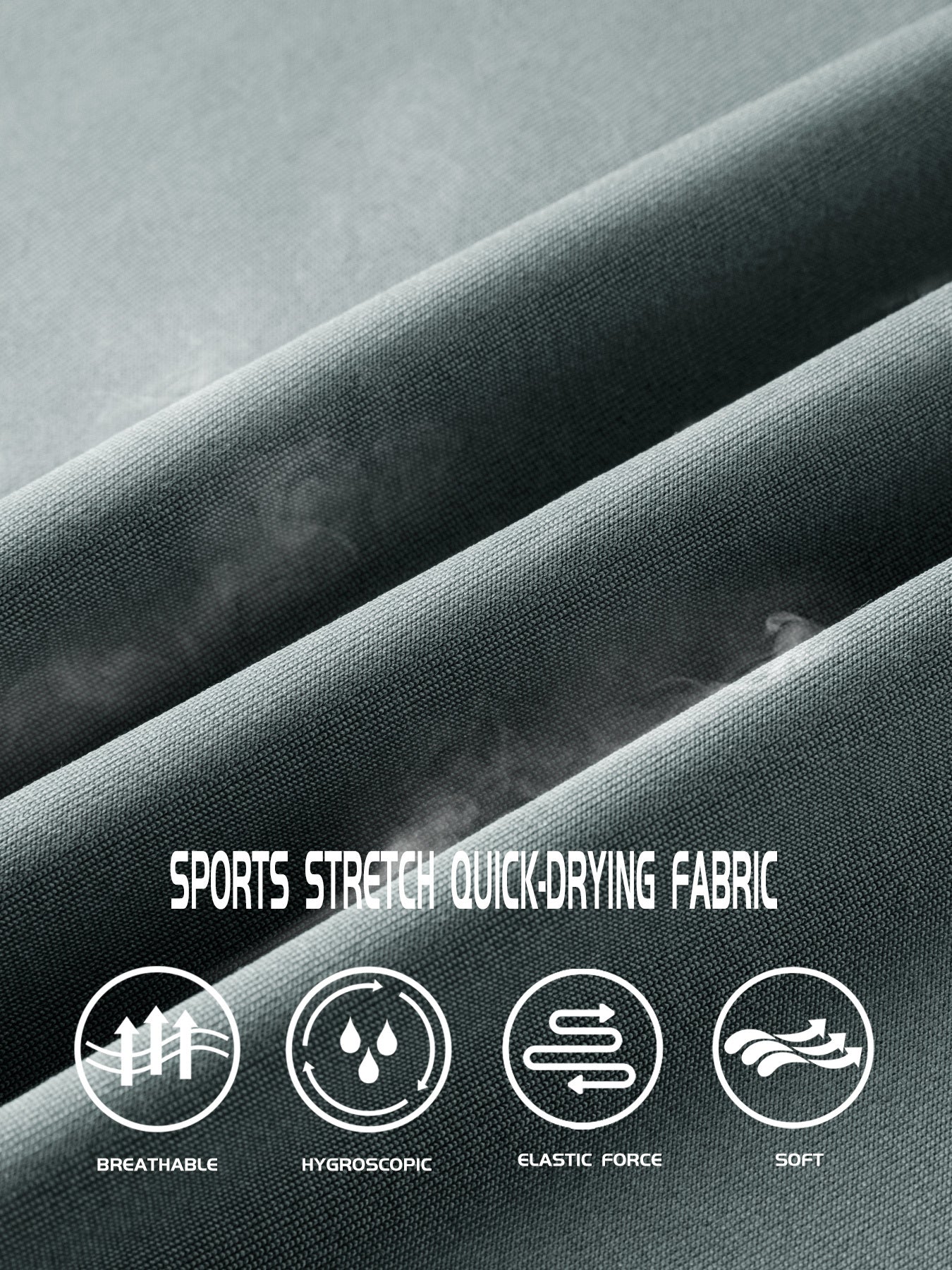 Men's Solid Bottom Leggings Active Compression Pants