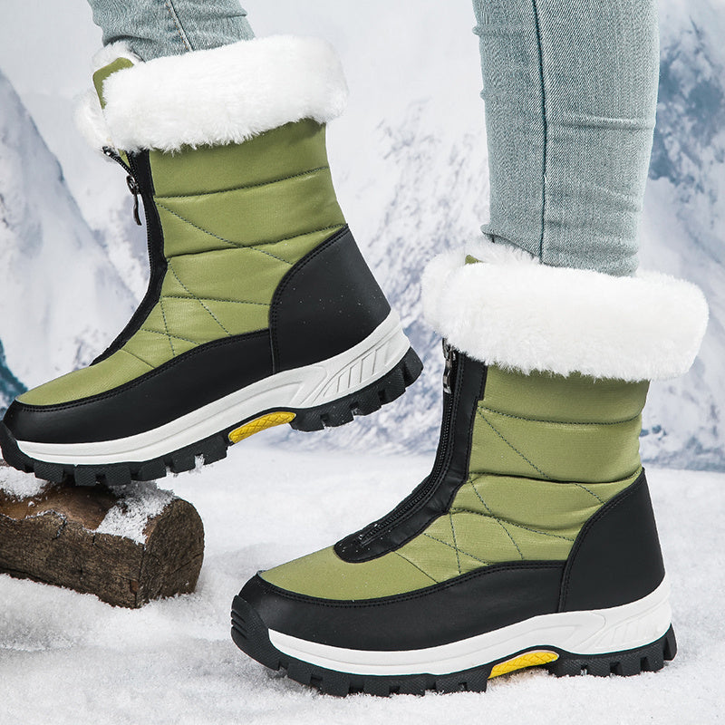 Non Slip Zipper Hiking Boots for Women