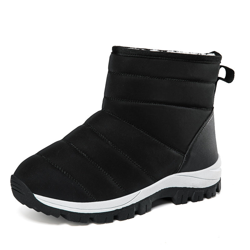 Women's Non slip Snow Boots Warm Winter Outdoor Thickened Medium Tube Boots