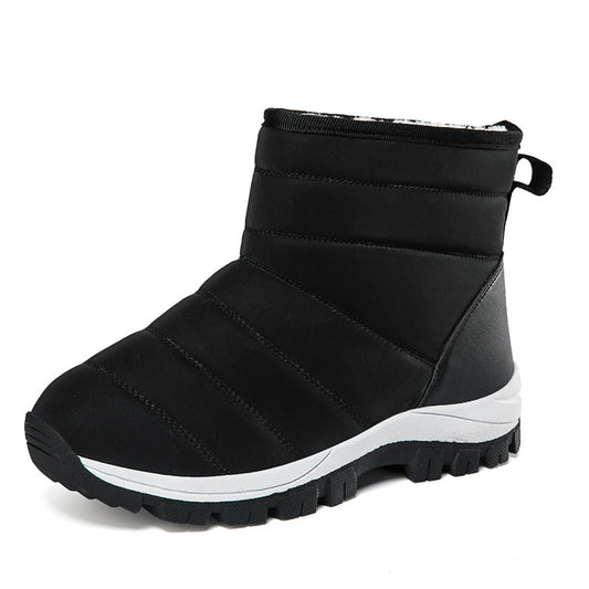 Women's Non slip Snow Boots Warm Winter Outdoor Thickened Medium Tube Boots