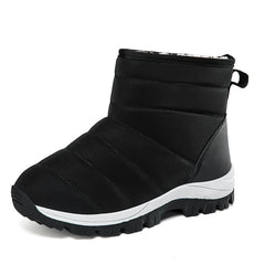 Women's Non slip Snow Boots Warm Winter Outdoor Thickened Medium Tube Boots