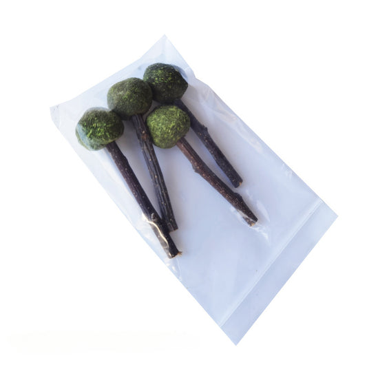 4pcs Bunny Chew Toys Natural Alfalfa Grass Small Animal Chew Toys