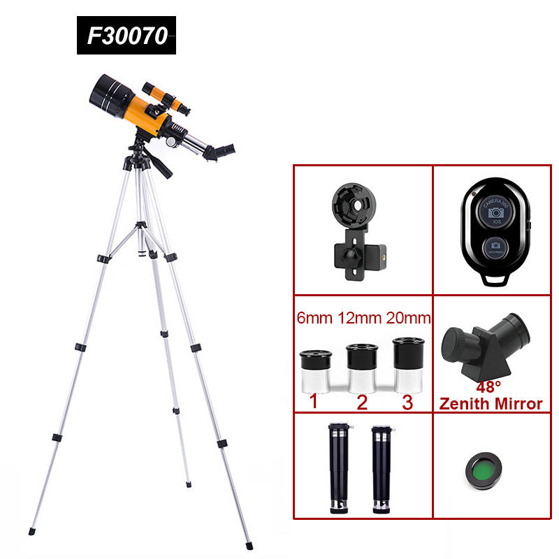 Professional Astronomical Telescope 150x Zoom HD High Power Portable Tripod