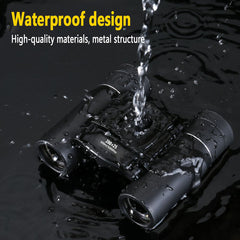 Portable HD Zoom Binoculars - Folding Long Range Night Vision