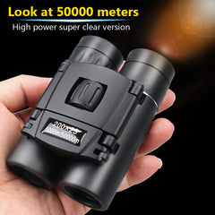 Portable HD Zoom Binoculars - Folding Long Range Night Vision