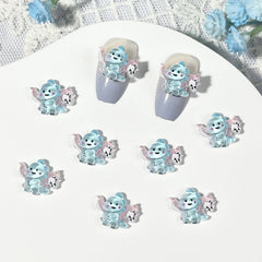 20-100pcs Dinosaur Carry Wolf Charms Nail Art Jewelry Mini Resin Accessories