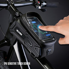Mountain Bike Top Tube Storage Bag Rainproof Phone Case