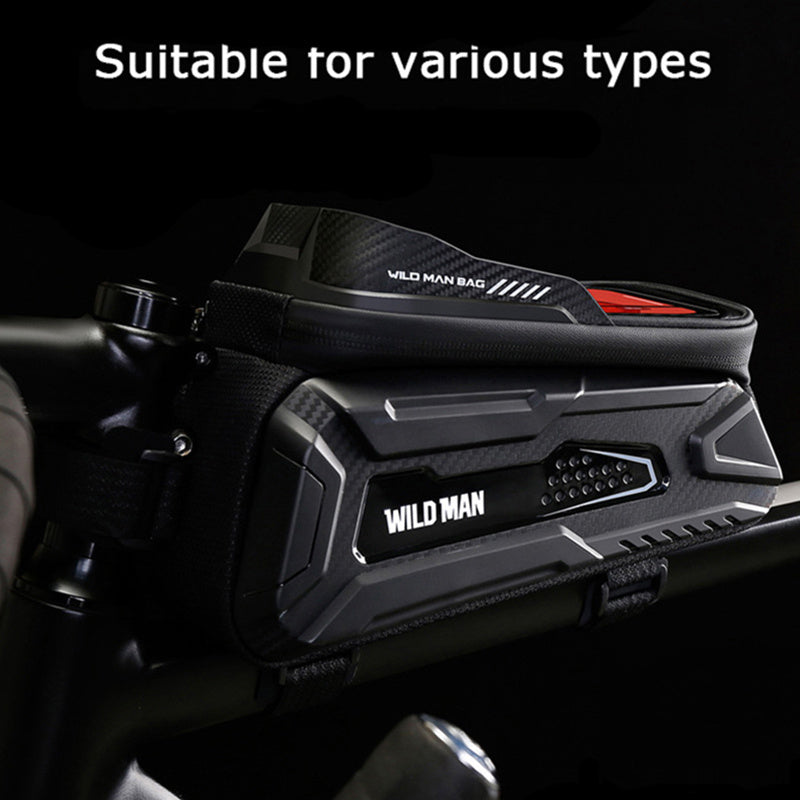 Mountain Bike Top Tube Storage Bag Rainproof Phone Case