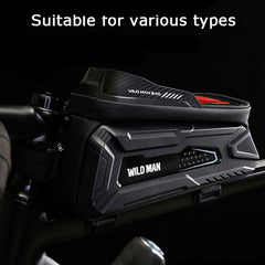 Mountain Bike Top Tube Storage Bag Rainproof Phone Case