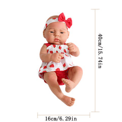 Reborn Baby Doll Lifelike Vinyl Doll For Girls Birthday Gift