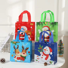 Christmas Cartoon Nonwoven Fabric Party Gift Packaging Bag