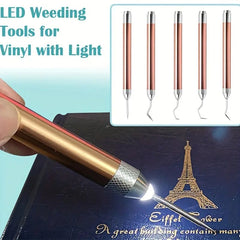 LED Weeding Tool Silhouette Engraving Without AAA