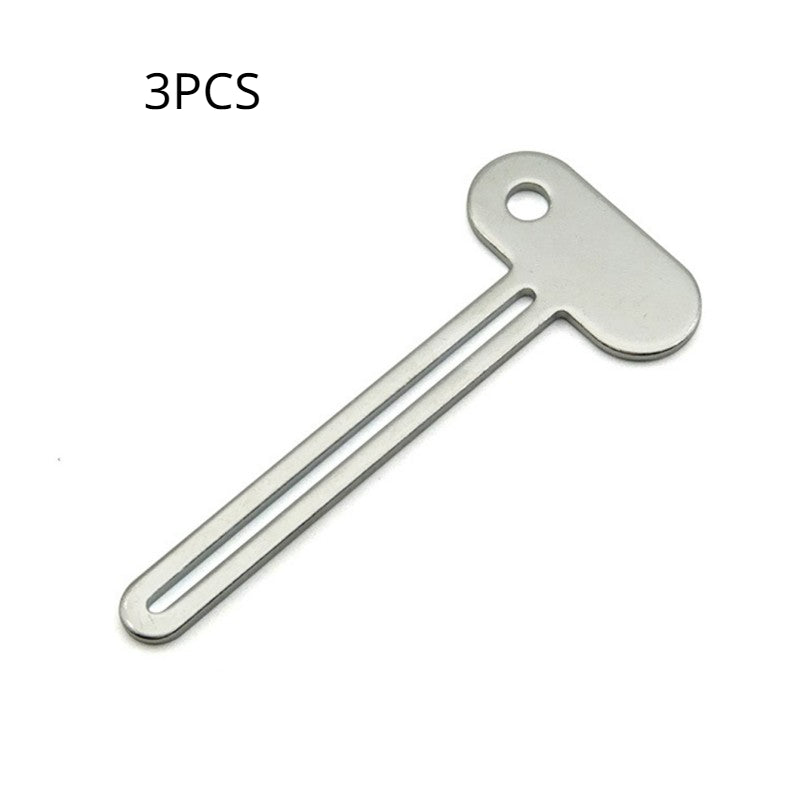 3pcs Stainless Steel Manual Toothpaste Squeezer Facial Cleanser Squeezer