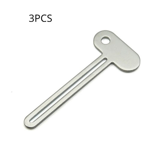 3pcs Stainless Steel Manual Toothpaste Squeezer Facial Cleanser Squeezer