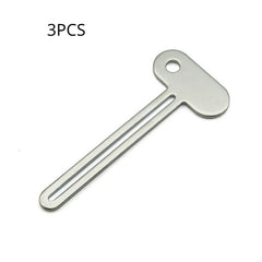 3pcs Stainless Steel Manual Toothpaste Squeezer Facial Cleanser Squeezer