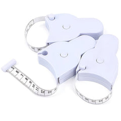 3pcs Portable Automatic Mini Tape Measure Body Retractable Telescopic Tape