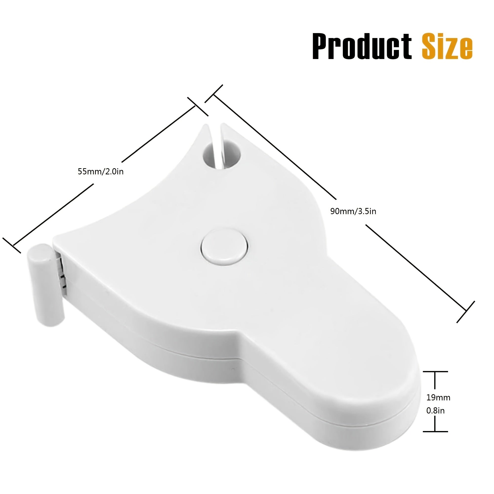 3pcs Portable Automatic Mini Tape Measure Body Retractable Telescopic Tape