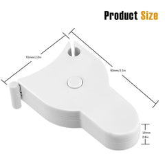 3pcs Portable Automatic Mini Tape Measure Body Retractable Telescopic Tape
