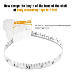 3pcs Portable Automatic Mini Tape Measure Body Retractable Telescopic Tape