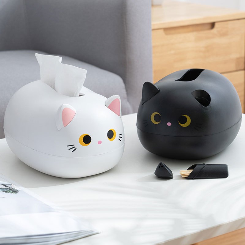 Cat Tissue Box: Desktop & Car Storage - Bedroom & Living Room
