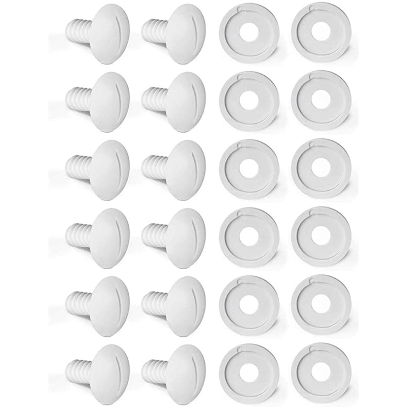6pcs Pool Cleaner Plastic Hub Screw Set 180 280 Replacement Parts C55 C 55