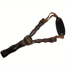 2pcs Wooden Slingshot Toys for Outdoor Camping Shooting & Hiking