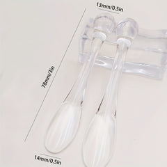 3pcs Transparent Eyes Cream Massage Sticks Face Cream Spoon