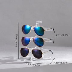 Clear Glasses Display Rack Eyeglasses Sunglasses Storage Stand Holder