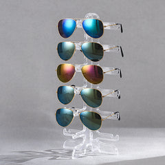 Clear Glasses Display Rack Eyeglasses Sunglasses Storage Stand Holder
