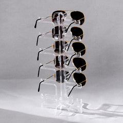 Clear Glasses Display Rack Eyeglasses Sunglasses Storage Stand Holder