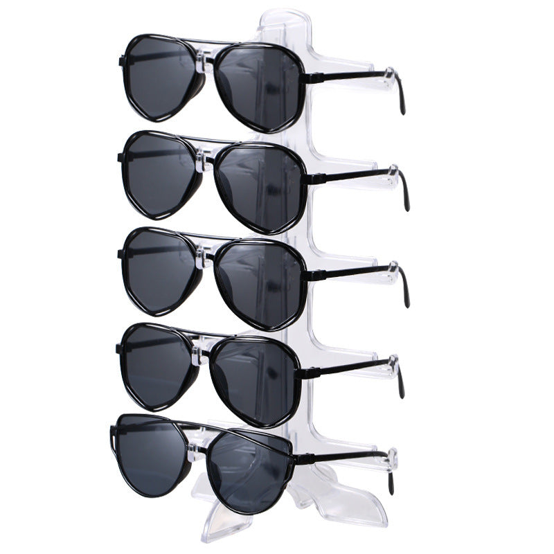 Clear Glasses Display Rack Eyeglasses Sunglasses Storage Stand Holder