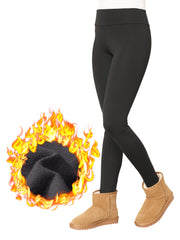 High Waist Yoga Seamless Thickened Fleece Warm Sports Leggings