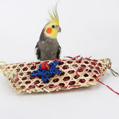 Parrot Natural Grass Woven Toys For Budgerigar
