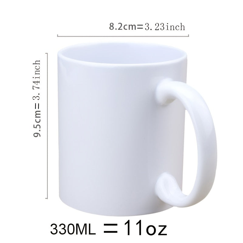 11oz Letter Printed Ceramic Coffee Mug Tea Mug Novelty Gift