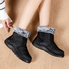 Women's Snow Boots Non Slip Medium Tube Warm Shoes